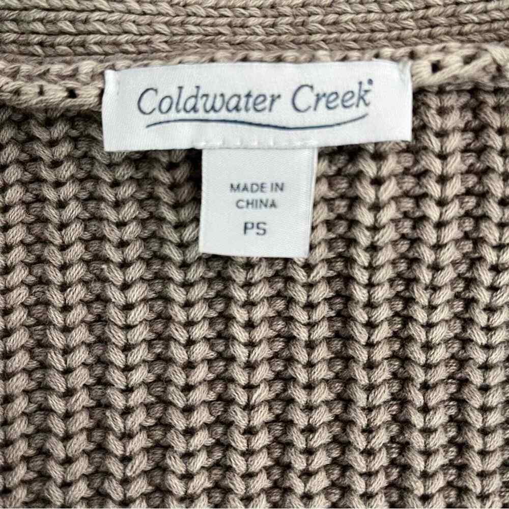 Coldwater Creek Vintage wash mixed pattern cardigan Small Petite - Picture 10 of 11